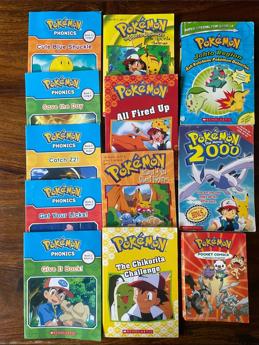 12 POKEMON themed Mixed bundle lot of softcover used books